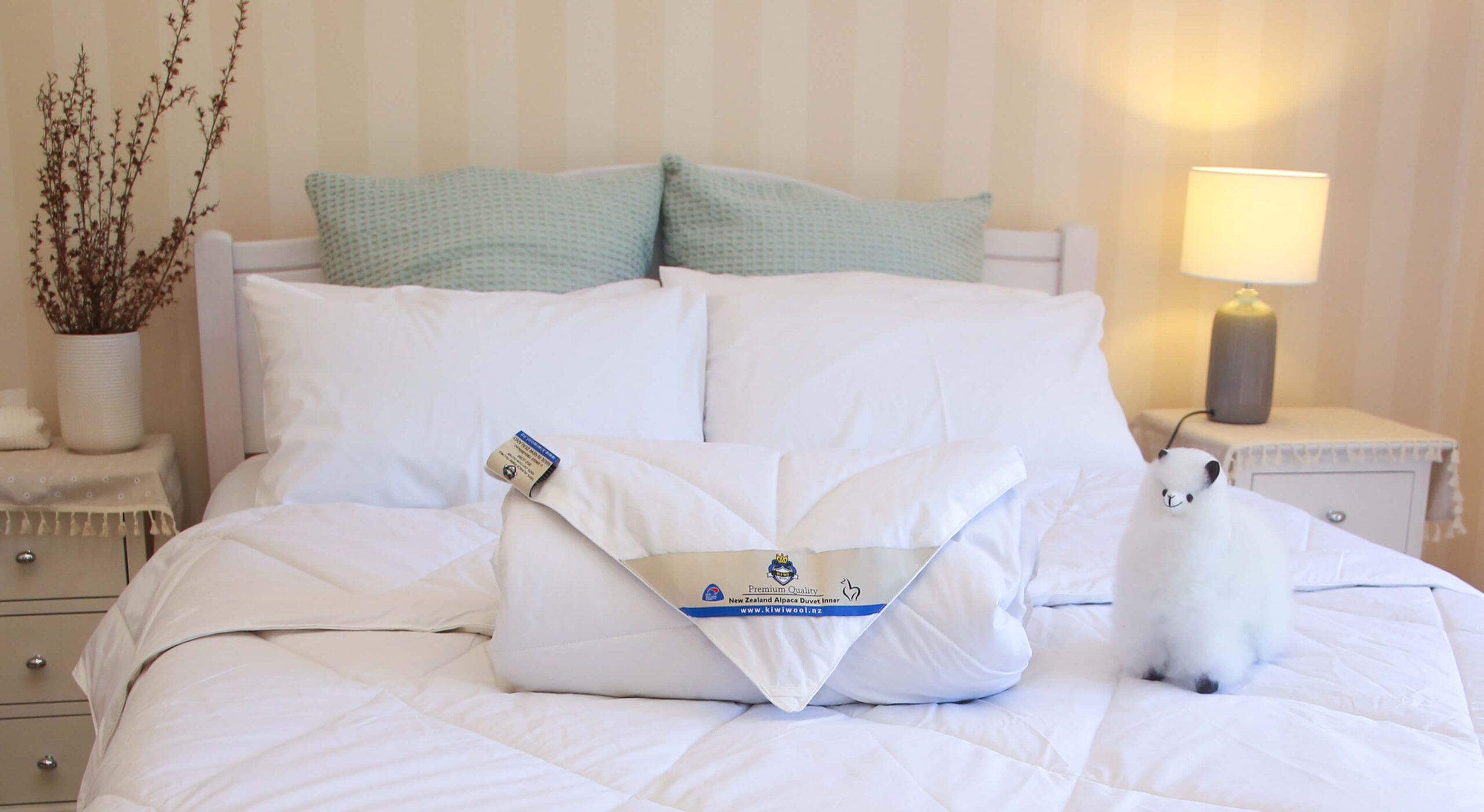 Sheep grazing in a sunny New Zealand field